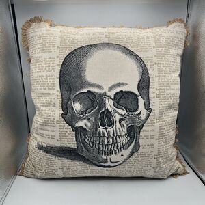Skull Throw Pillows - Set Of 2